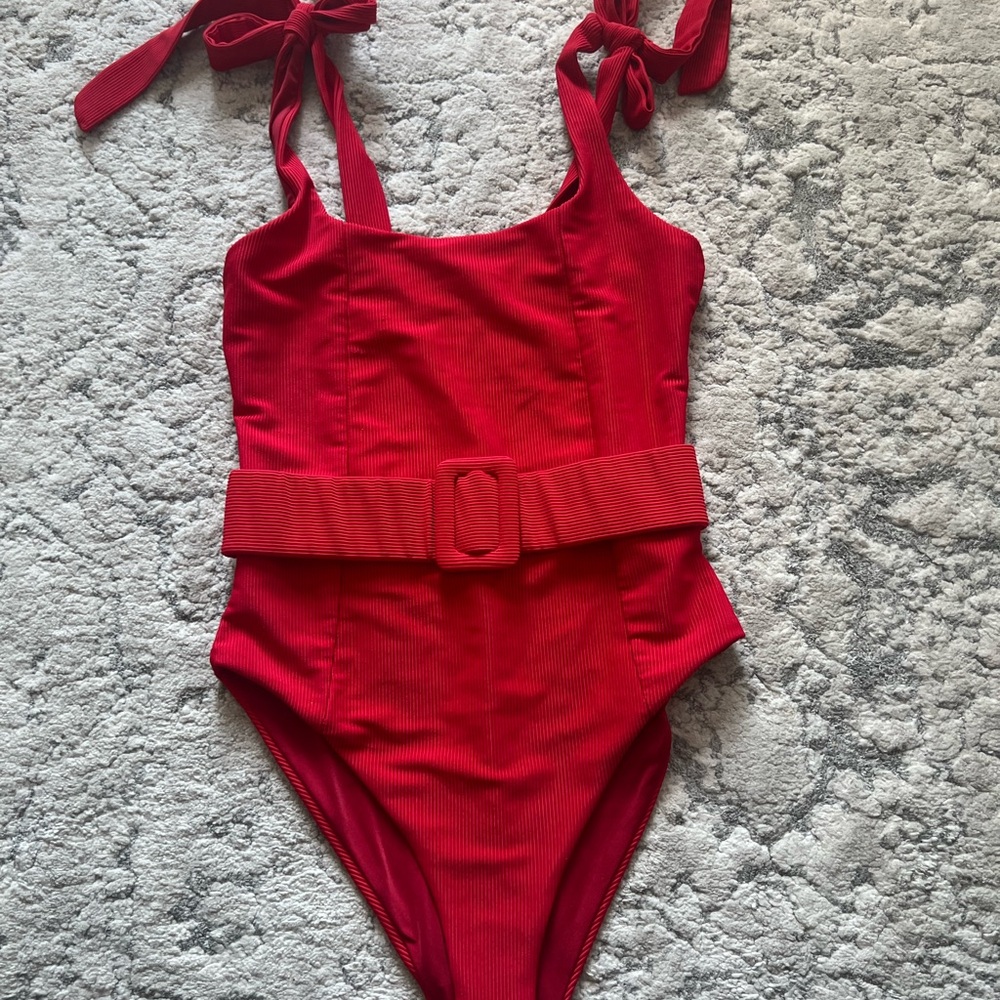 Beach Riot belted one piece